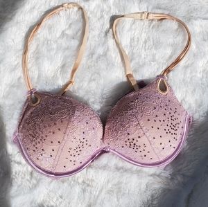 VS - Lavender lace with rhinestone